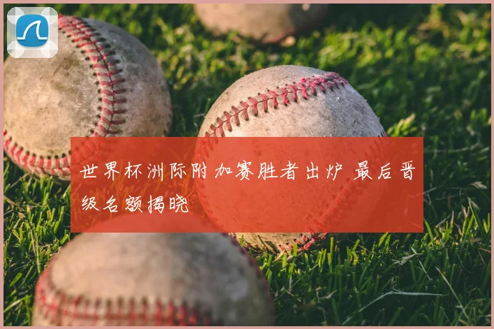 世界杯洲际附加赛胜者出炉 最后晋级名额揭晓